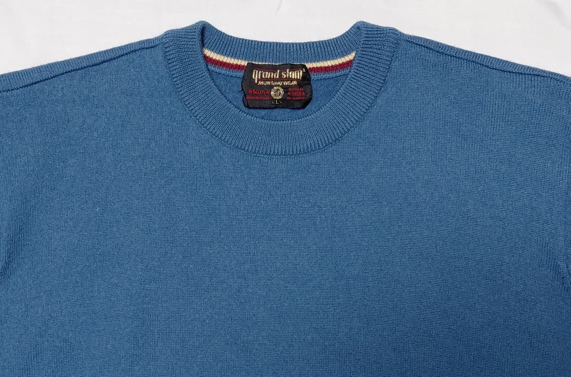 [M] 먼싱웨어 그랜드슬램 50주년 기념 자수 니트 상품이미지4