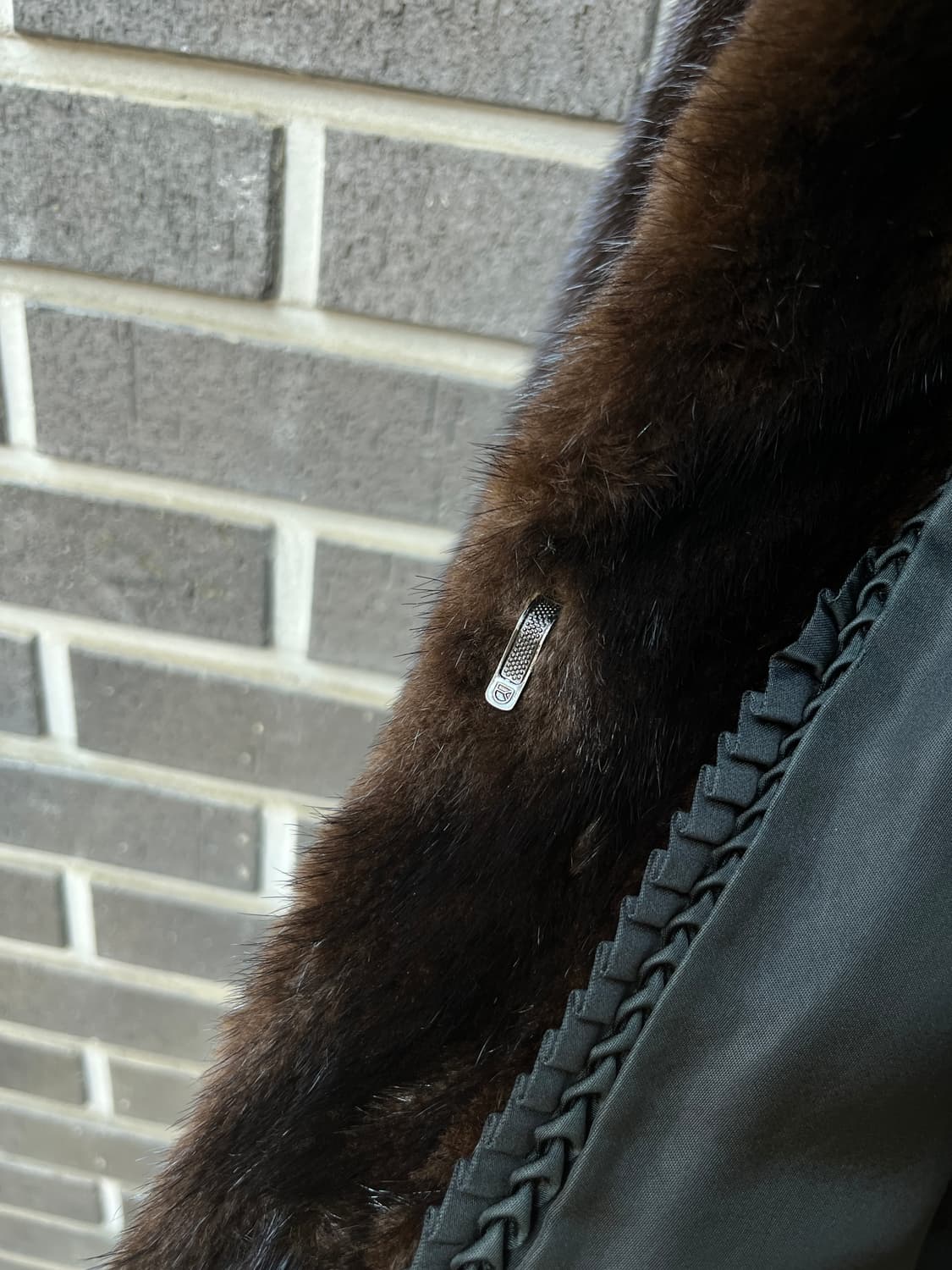 90s Blackglama 블랙그라마 밍크코트 다크브라운 상품이미지8