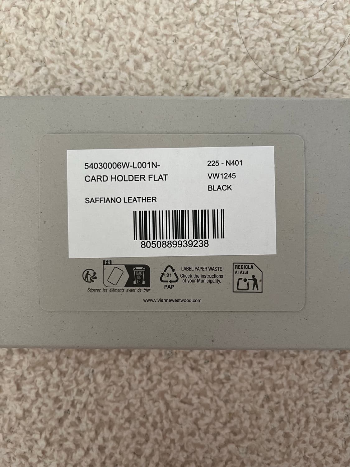 비비안웨스트우드 플랫 카드지갑 상품이미지2