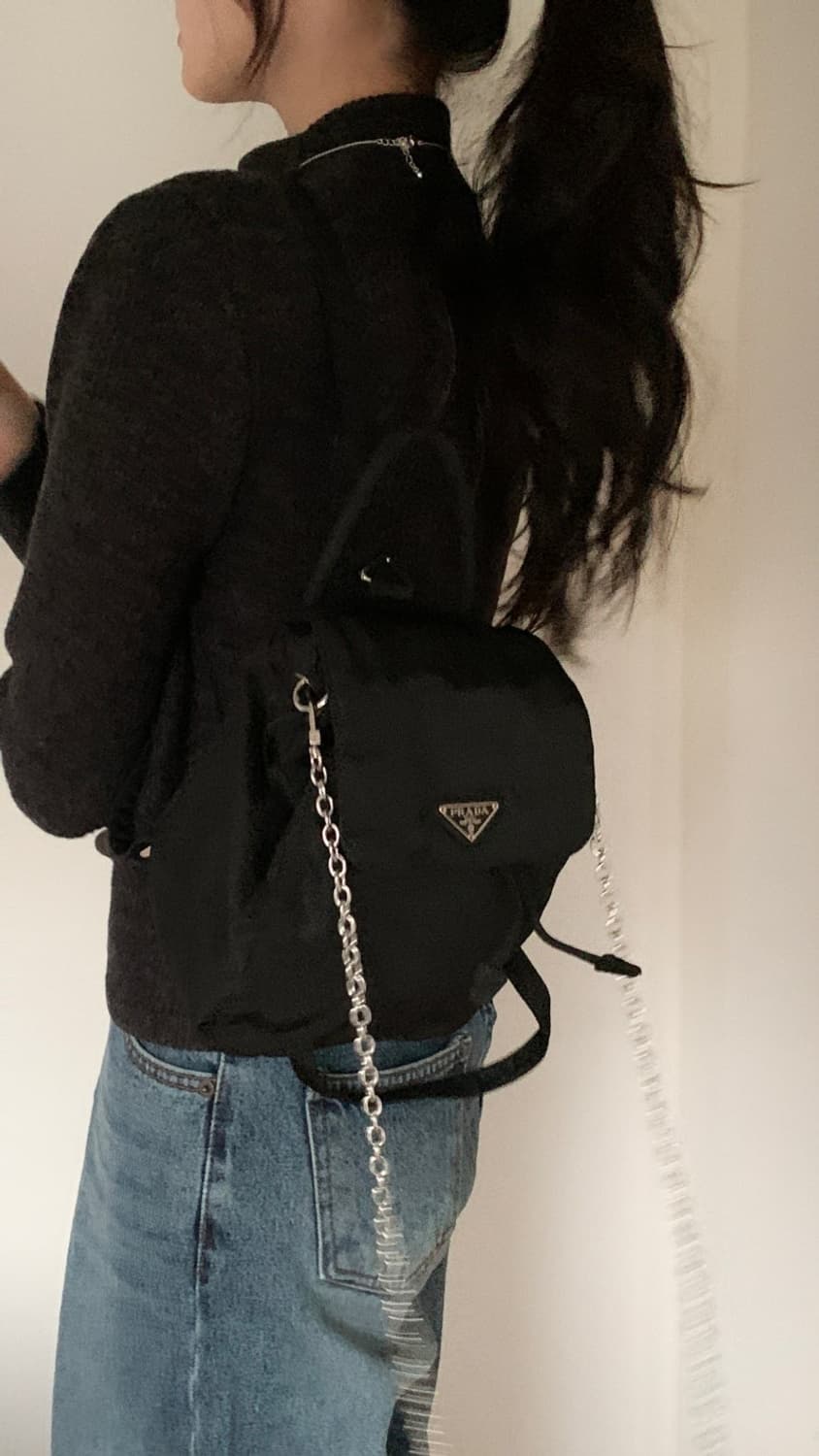 프라다 포코노 미니 백팩 (명품 감정서 포함) 상품이미지4