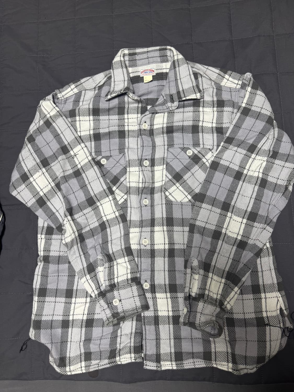 8HU BLOCK CHECK SUMMER FLANNEL SHIRT 상품이미지1