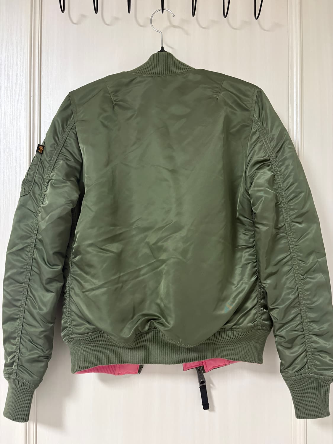 알파인더스트리 리버시블 ma-1 자켓 핑크 상품이미지3