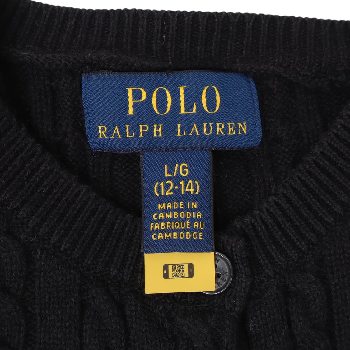 폴로 랄프로렌 블랙 케이블 니트 가디건 상품이미지8