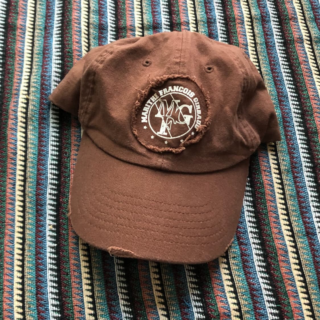 마리떼 프랑소와 저보 브라운 데미지 캡 상품이미지1