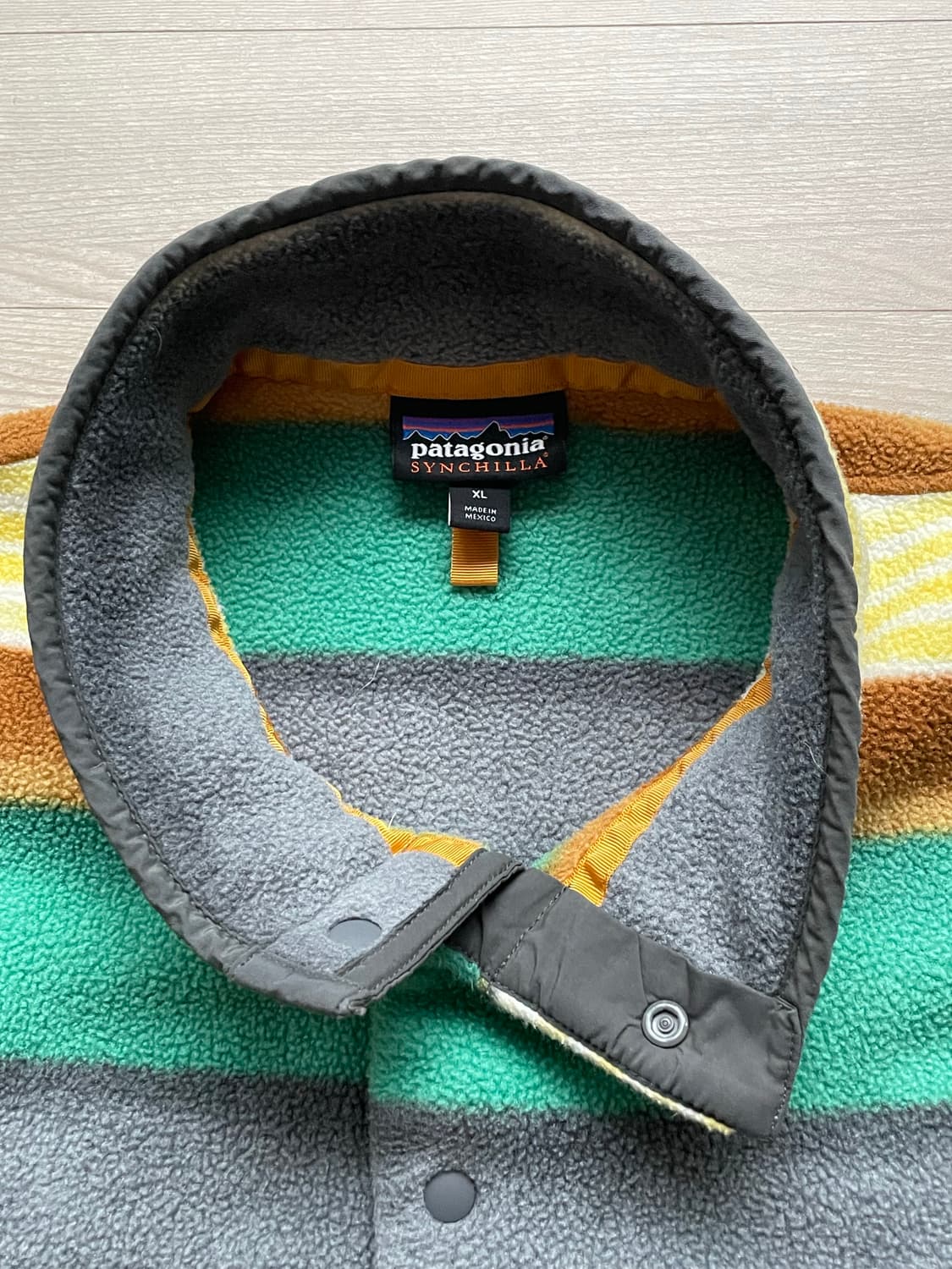 파타고니아 신칠라 스트라이프 패턴 플리스 patagonia 상품이미지3