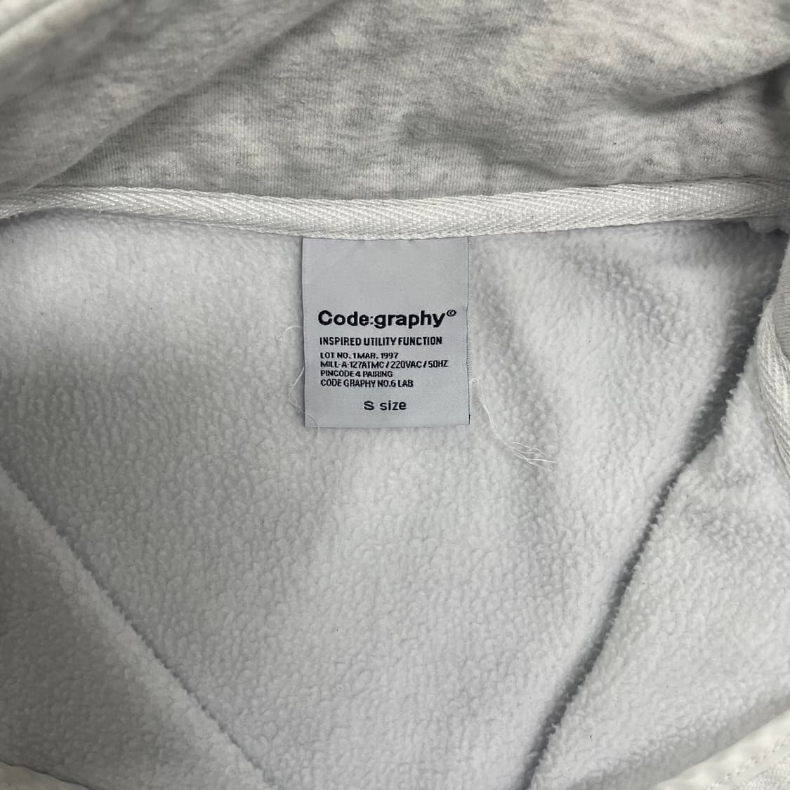 CODEGRAPHY 반집업 맨투 상품이미지3