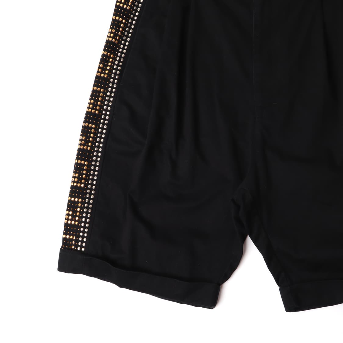 베르사체 x h&m 스터드 핀턱 쇼츠 블랙 상품이미지4