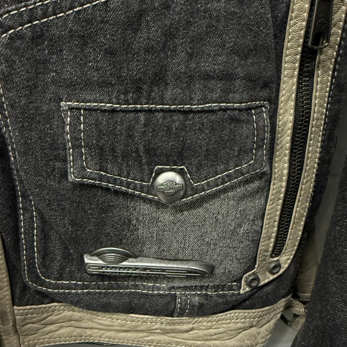 할리데이비슨 컨버터블 더티 워싱 라이더 자켓 상품이미지6