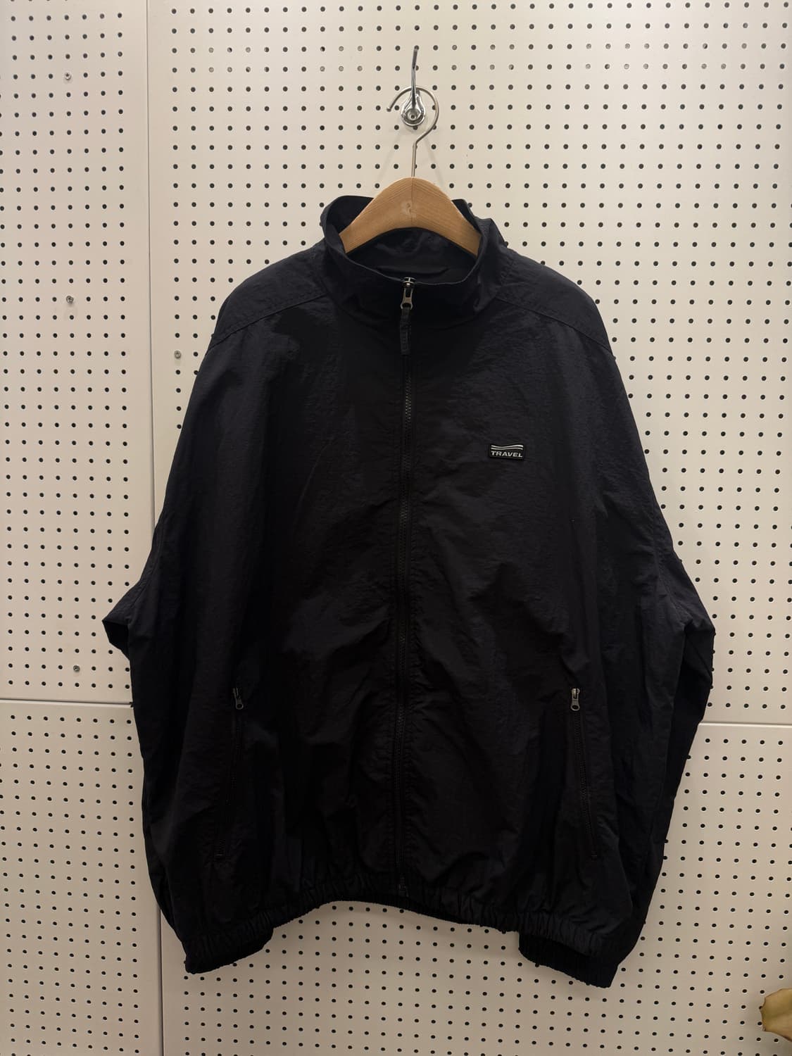 트래블 블랙 나일론 자켓 U177 상품이미지2