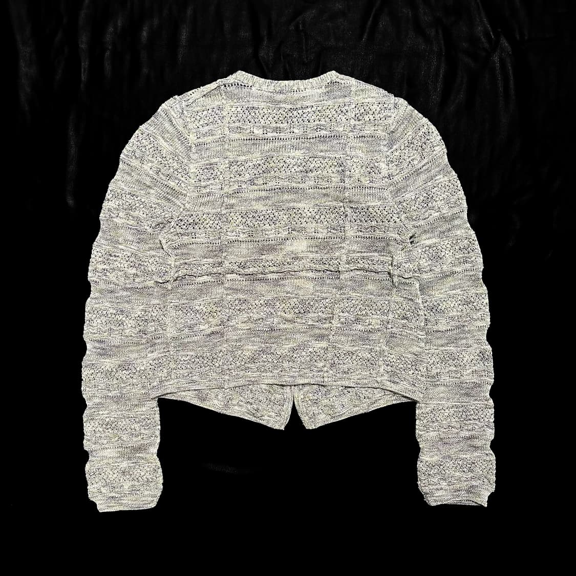 퍼버즈 핀치드 심 그린 니트가디건 상품이미지2