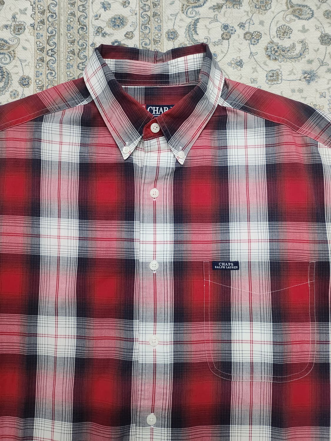 CHAPS 챕스 랄프로렌 체크 긴팔 셔츠 L 상품이미지2