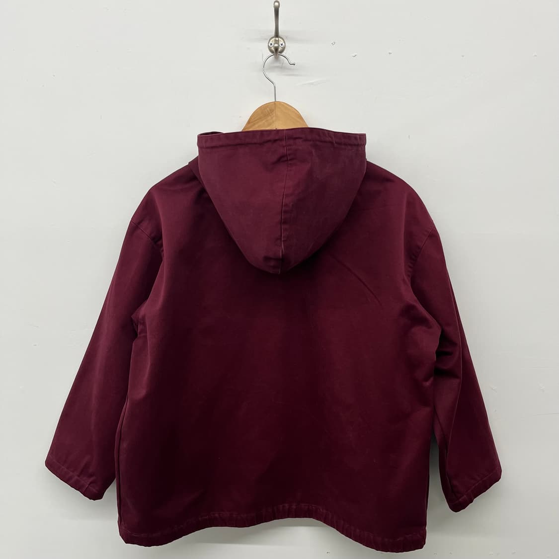 폴로 랄프로렌 후드 자켓 버건디 여L 상품이미지4