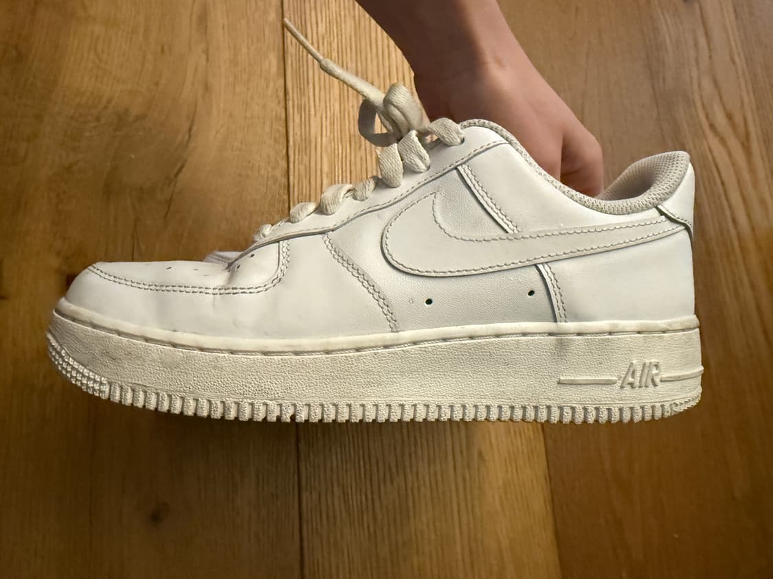 나이키 에어포스1 올백 흰색 운동화 us7.5 상품이미지1