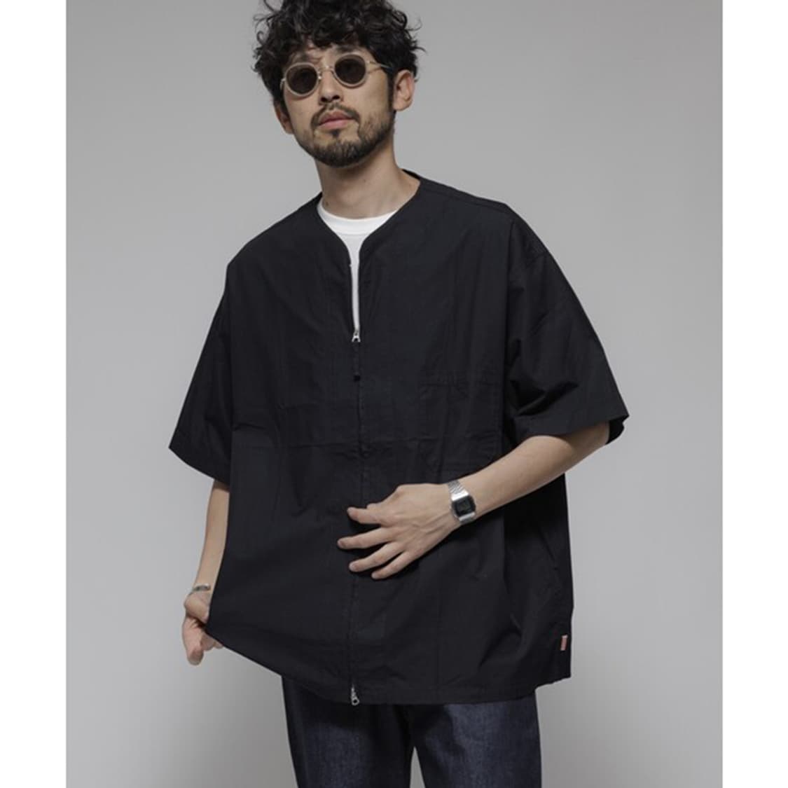 HINSON Zip S/S Shirt 상품이미지4