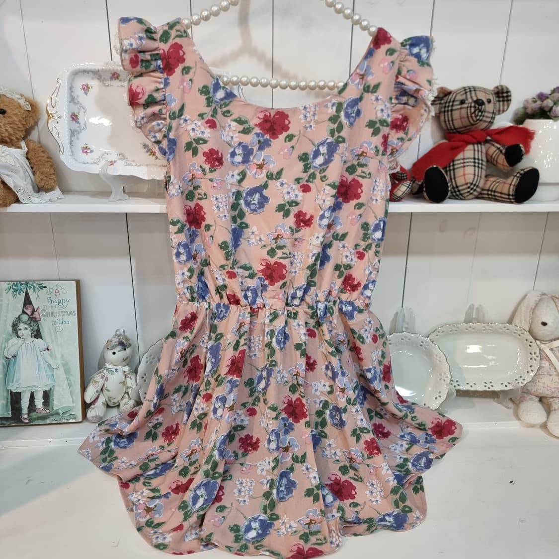 Tralala 트랄라라 플라워 쉬폰 미니원피스 상품이미지7