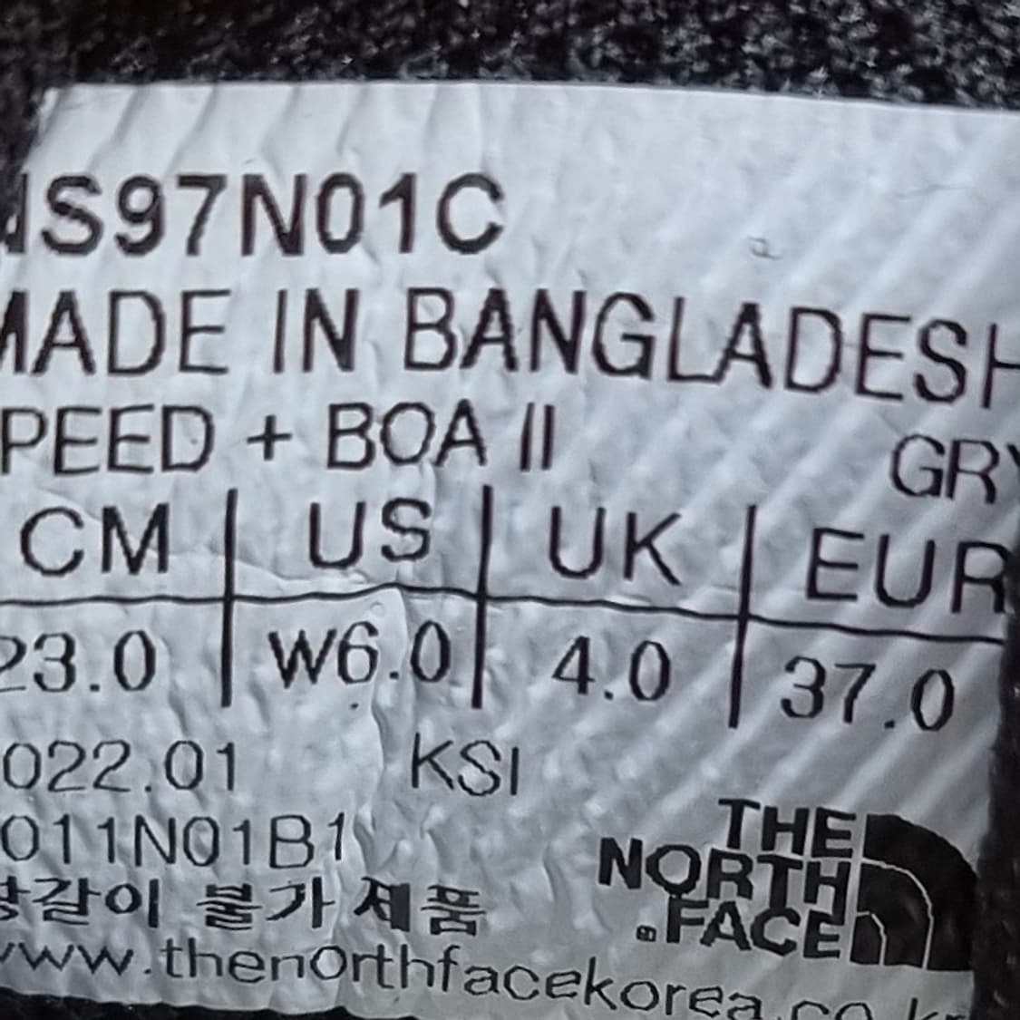 노스페이스 스피드 보아 여성운동화230  상품이미지6