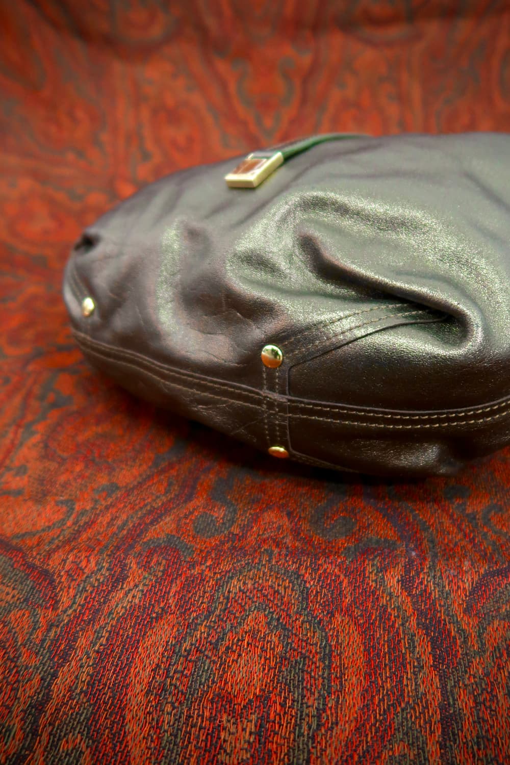 티파니앤코 메탈릭 브론즈 토트백 made in Italy 상품이미지3