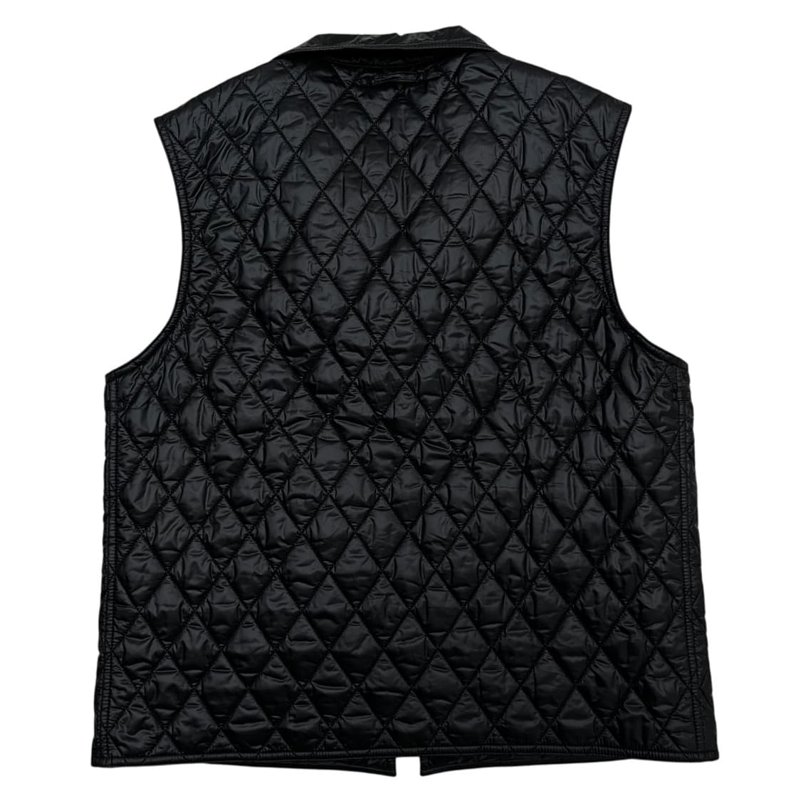 버버리 블랙 다이아 퀼팅 금장 베스트 L 상품이미지4