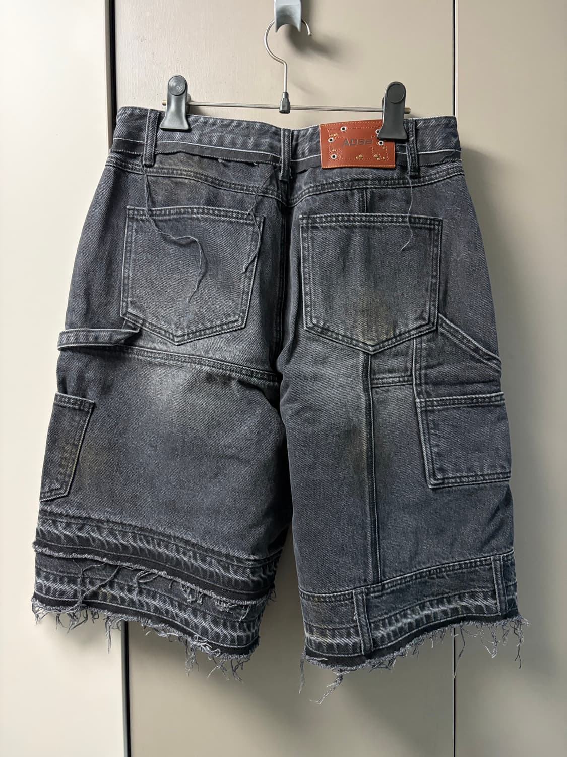 앤더슨벨 유니섹스 패치워크 데님 쇼츠 apa806u 30사이즈 상품이미지2