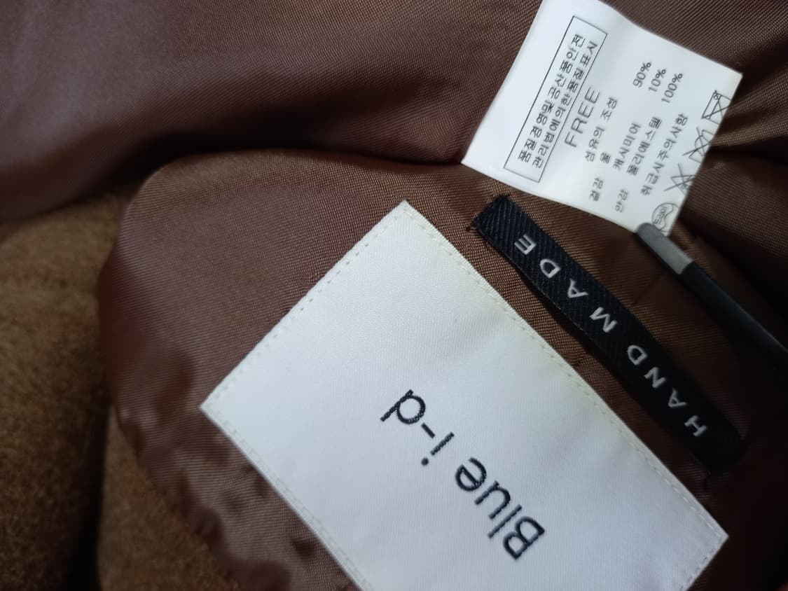 BLUE I-D 아이디 캐시미어블랜 핸드메이드 자켓코트 F 44-77 상품이미지10