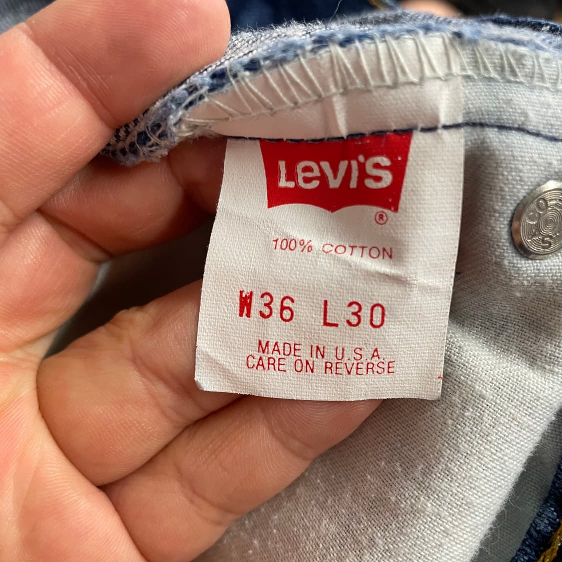 90s 리바이스517 부츠컷 데님팬츠 USA 상품이미지8