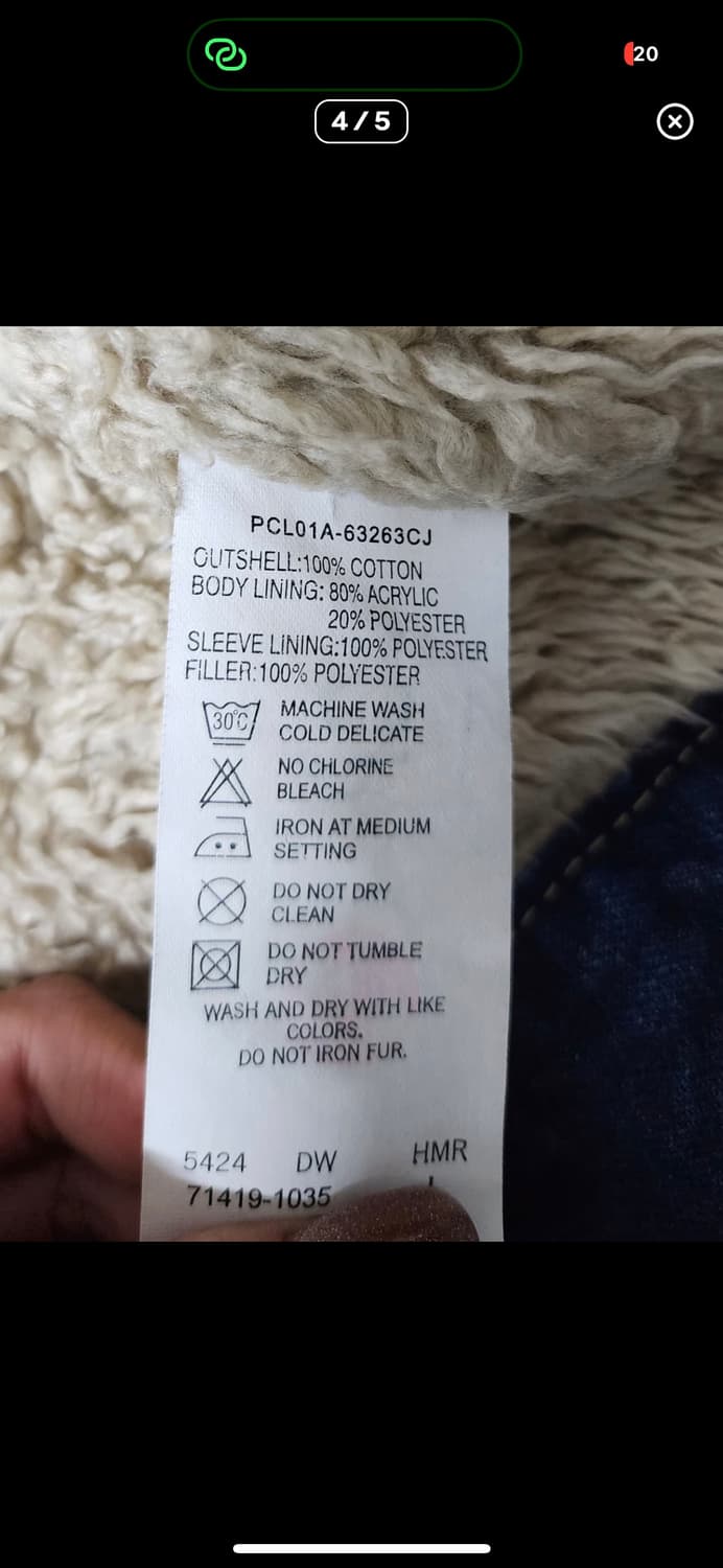 리바이스 쉐르파 데님자켓 100 상품이미지4