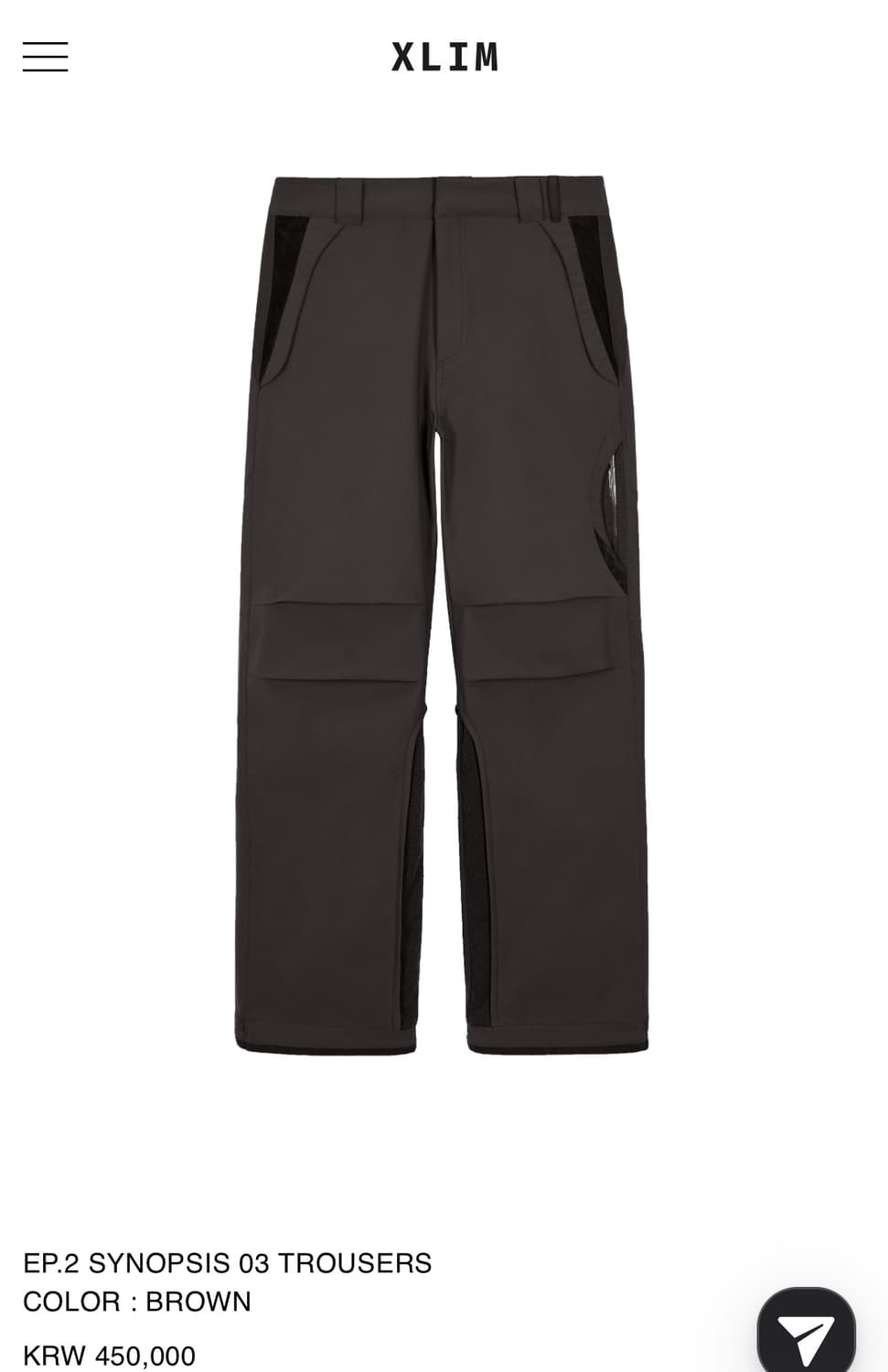 XLIM EP.2 SYNOPSIS trousers 상품이미지1