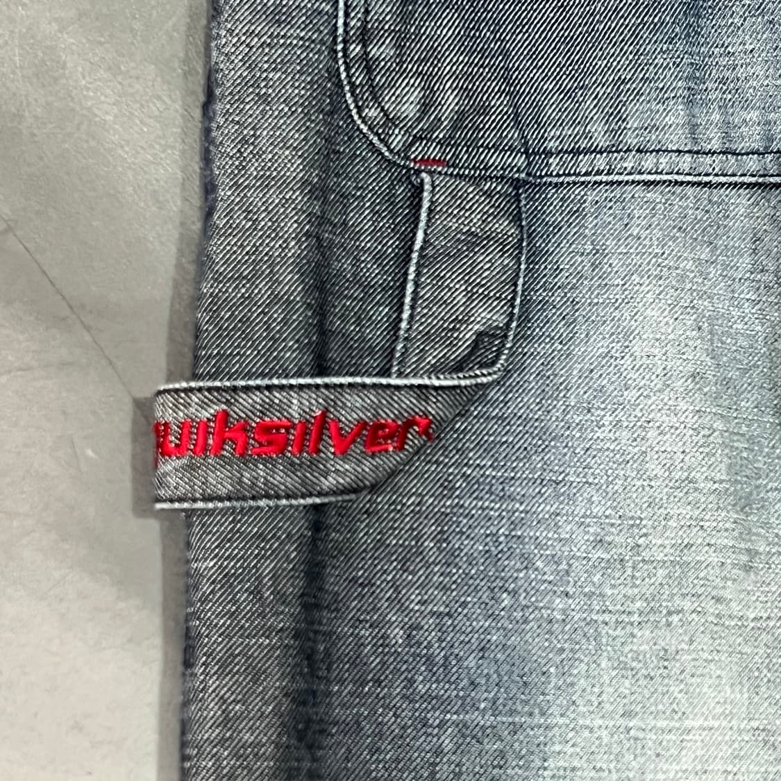  퀵실버 그래픽 카펜터 데님 팬츠 y15146 상품이미지5