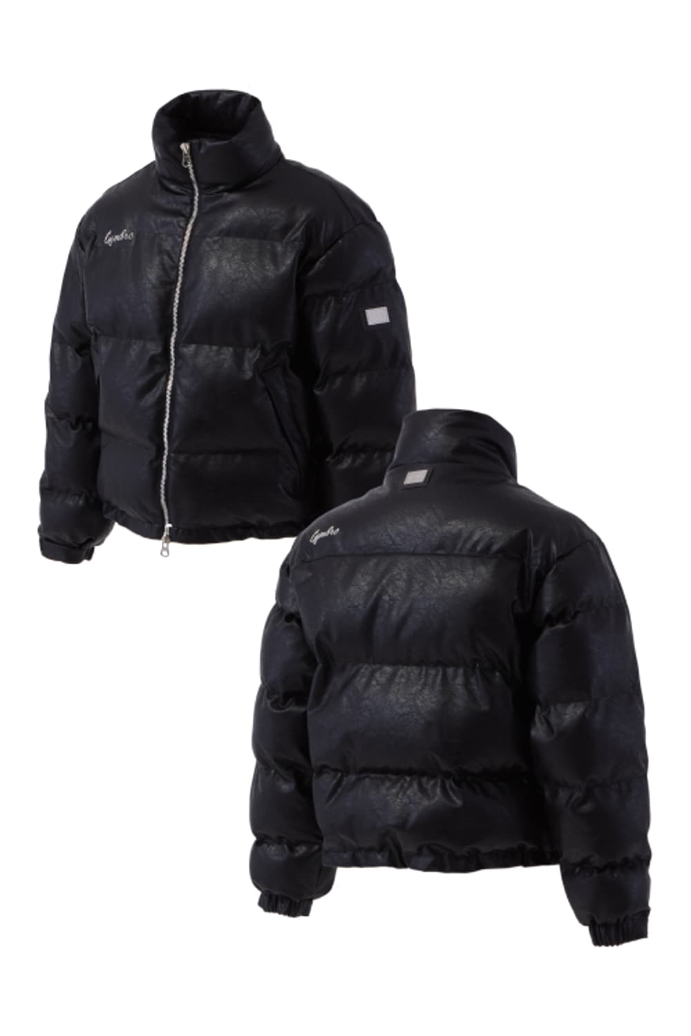 새상품 M 짐브로 헤비 레더 패딩 상품이미지1