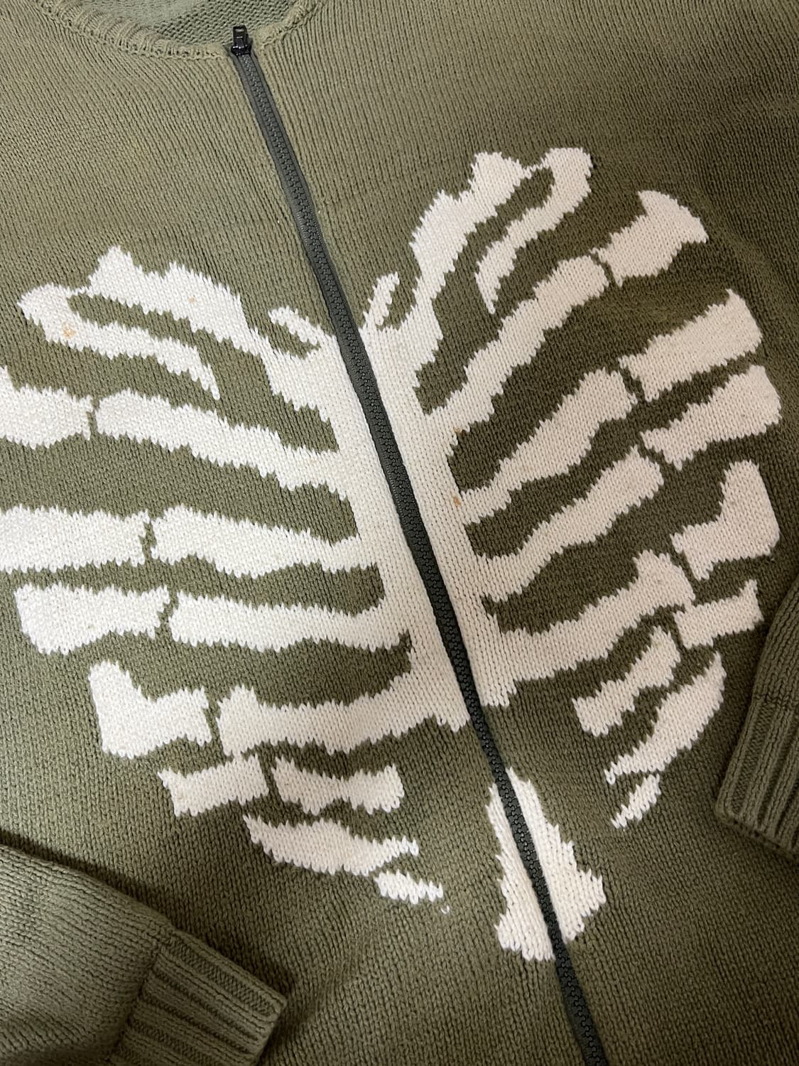 엑스톤즈 니트집업 상품이미지2