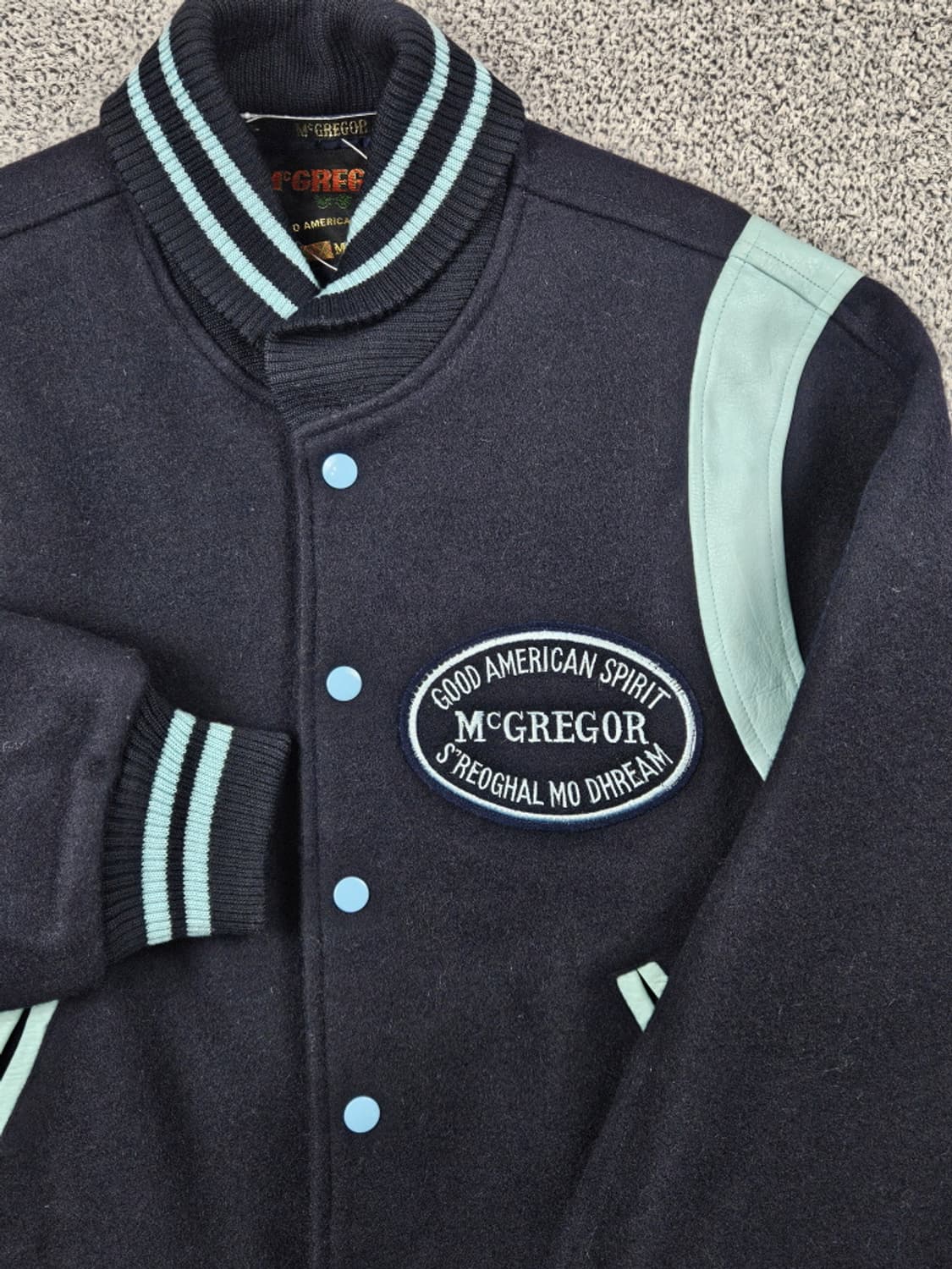 맥그리거 레더 트리밍 아메리칸스피릿 바시티 자켓 ( M ) / 10107 상품이미지6