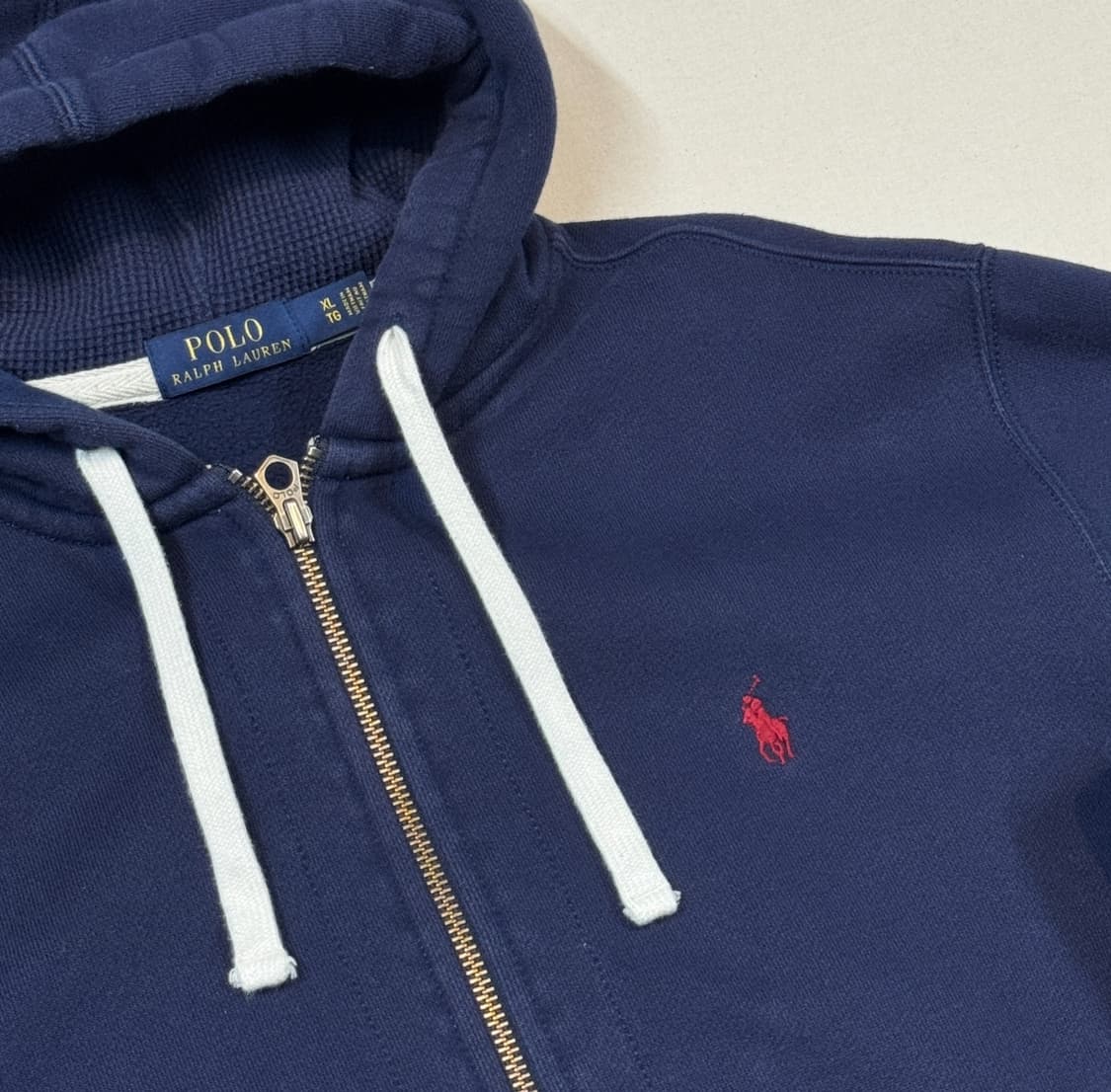 XL) 폴로 랄프로렌 두산 써멀 후드집업 네이비 상품이미지3