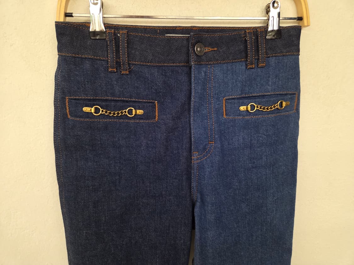 코치 패치워크 데님 팬츠 0사이즈 상품이미지3