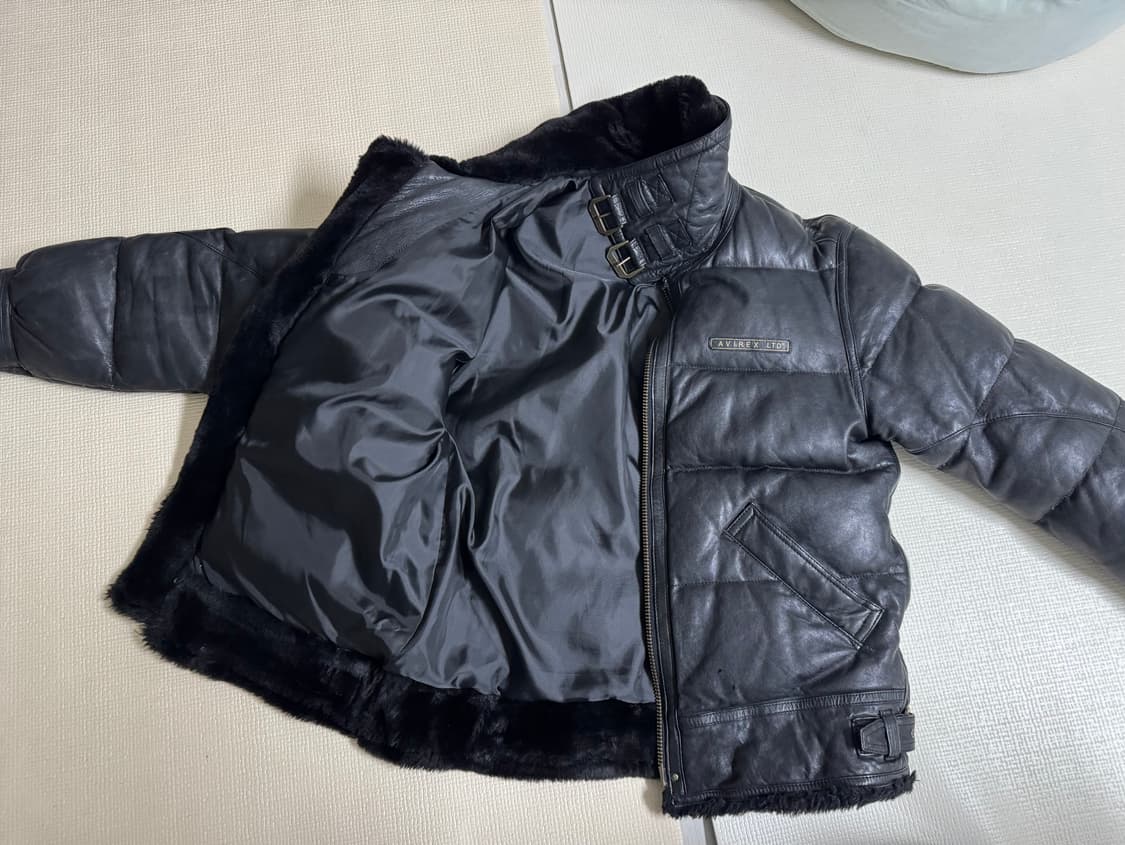 아비렉스 Avirex B3 무스탕 양가죽 패딩(XL) 상품이미지4