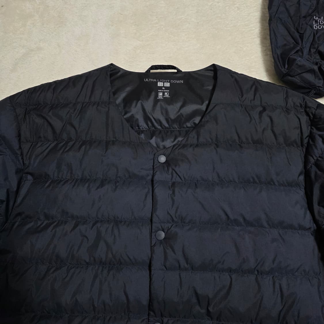 (XL)유니클로 울트라라이트 다운 패딩 점퍼 네이비 상품이미지2