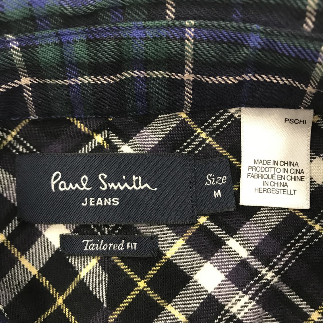 폴스미스 PAULSMITH 테일러드 체크셔츠 [M] 상품이미지5