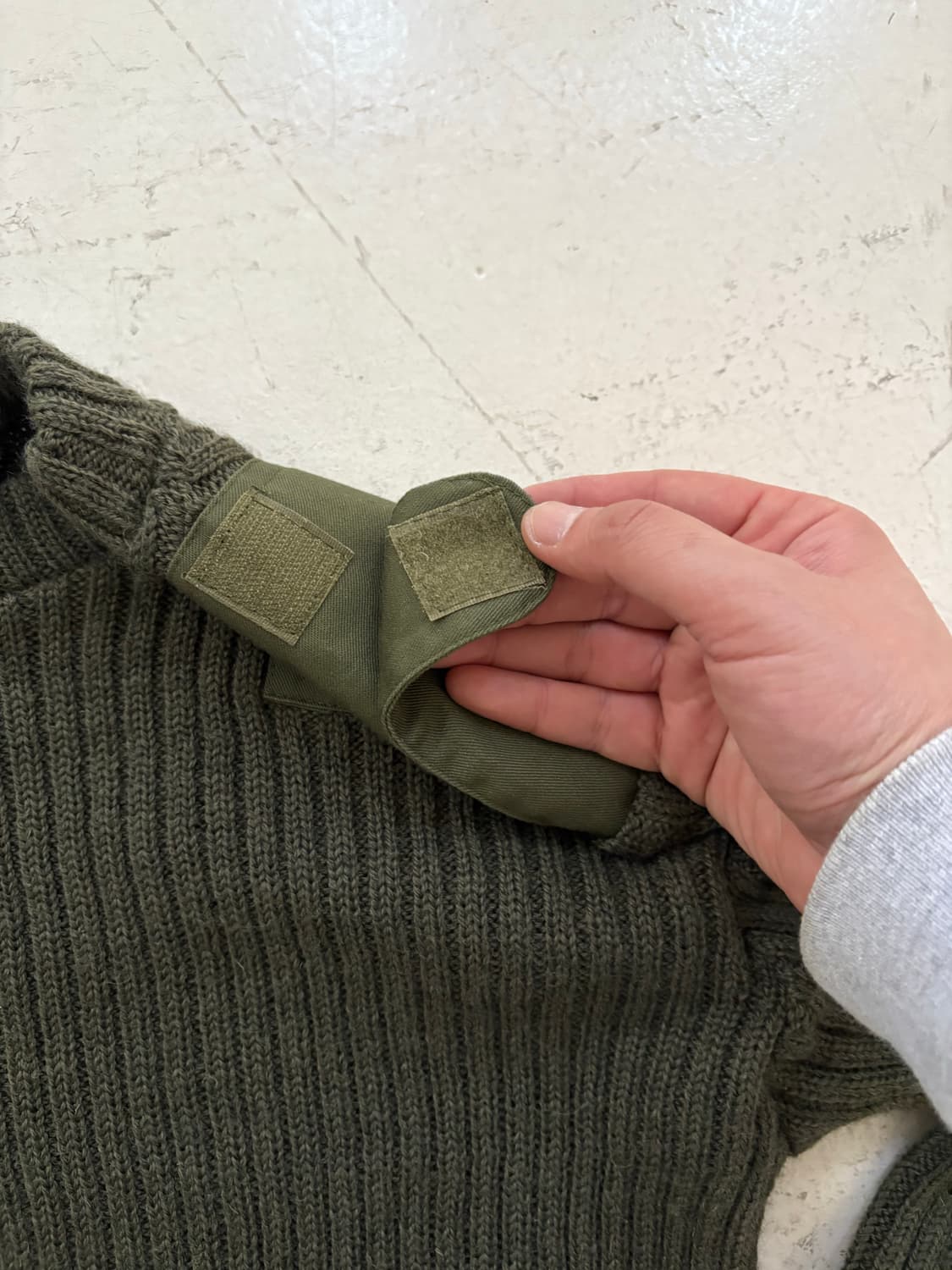 80's British Army Wool Sweater. 상품이미지6