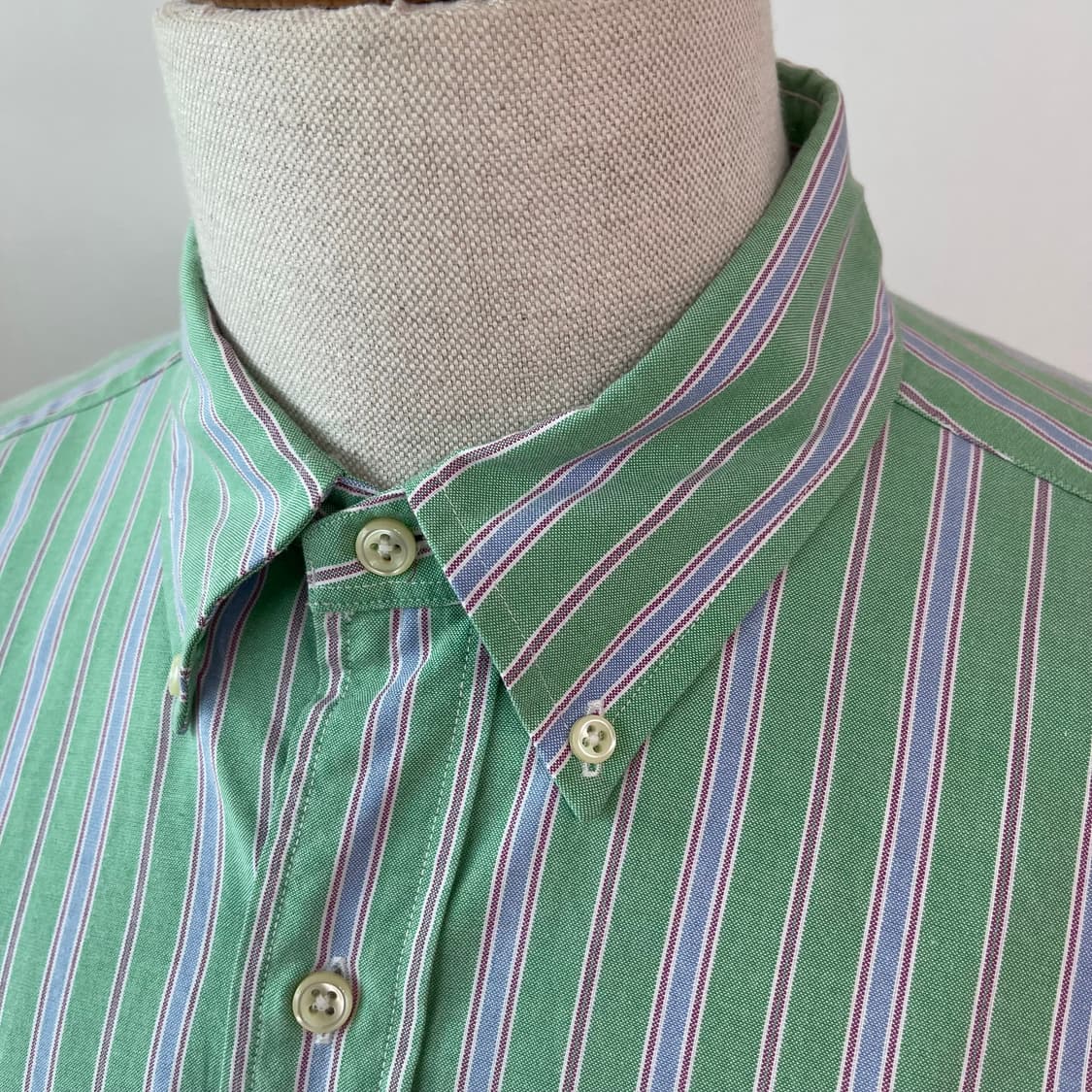 폴로 그린 스트라이프 옥스퍼드 셔츠 110 상품이미지3