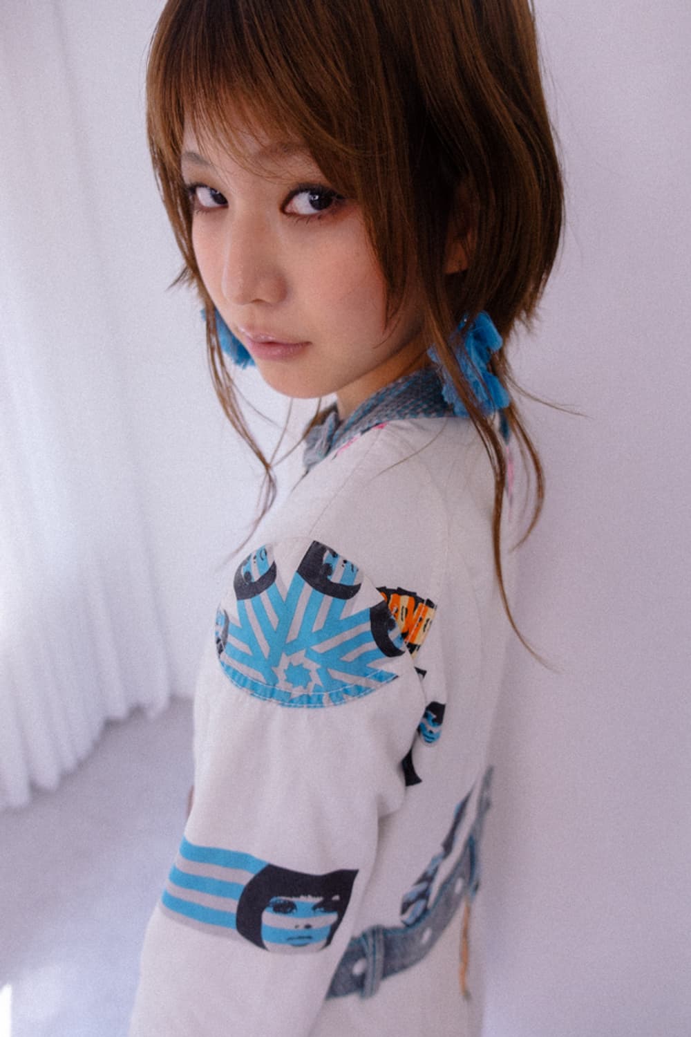 Blue tassel earrings  상품이미지2