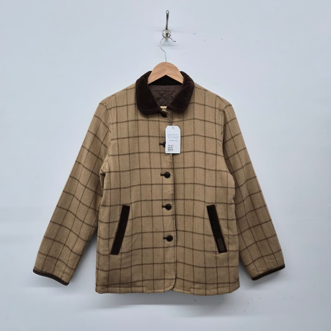 맥그리거 체크 퀼팅 리버시블 자켓 남성 M 상품이미지1