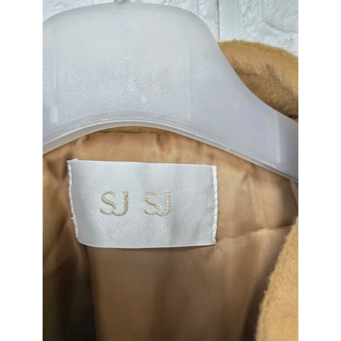 택포//  21s 한섬 SJSJ 캐시미어 코트 M 상품이미지2