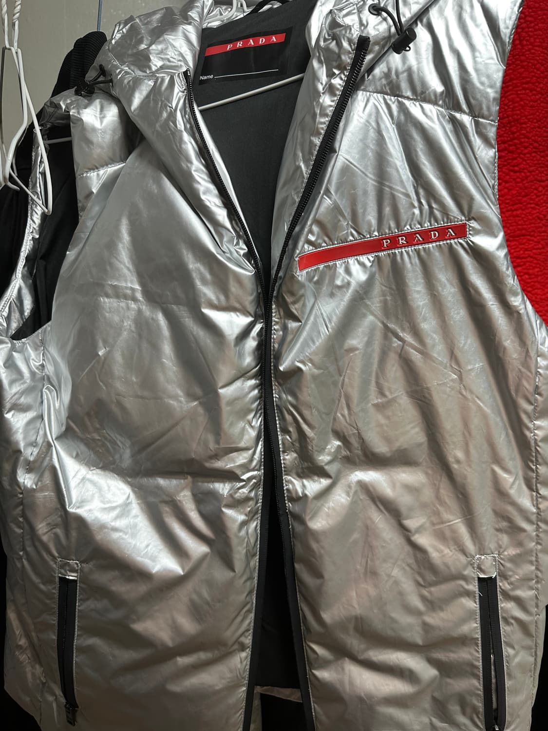 프라다 구스 패딩조끼 상품이미지1