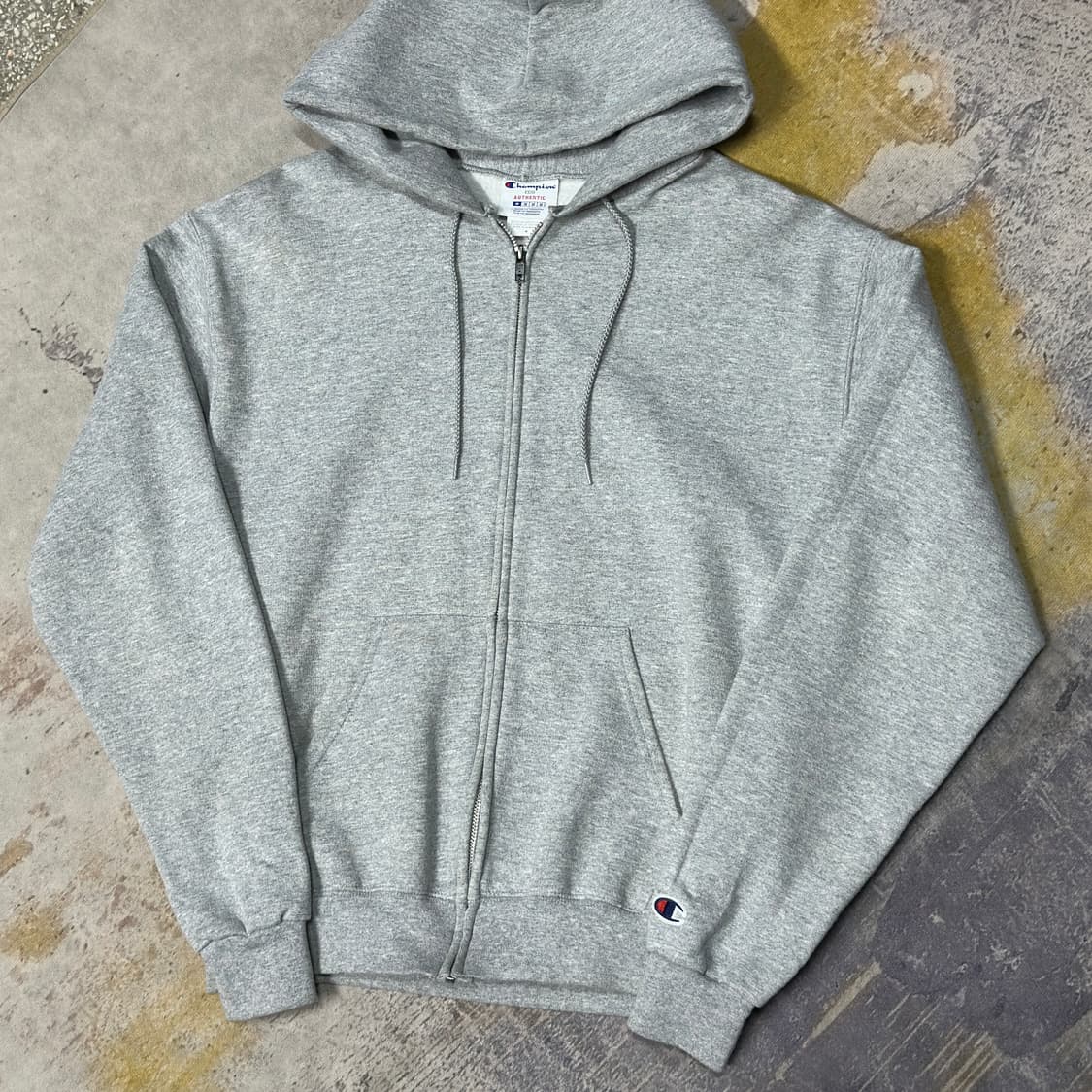 챔피온 회색 기모 후드집업 m 상품이미지1