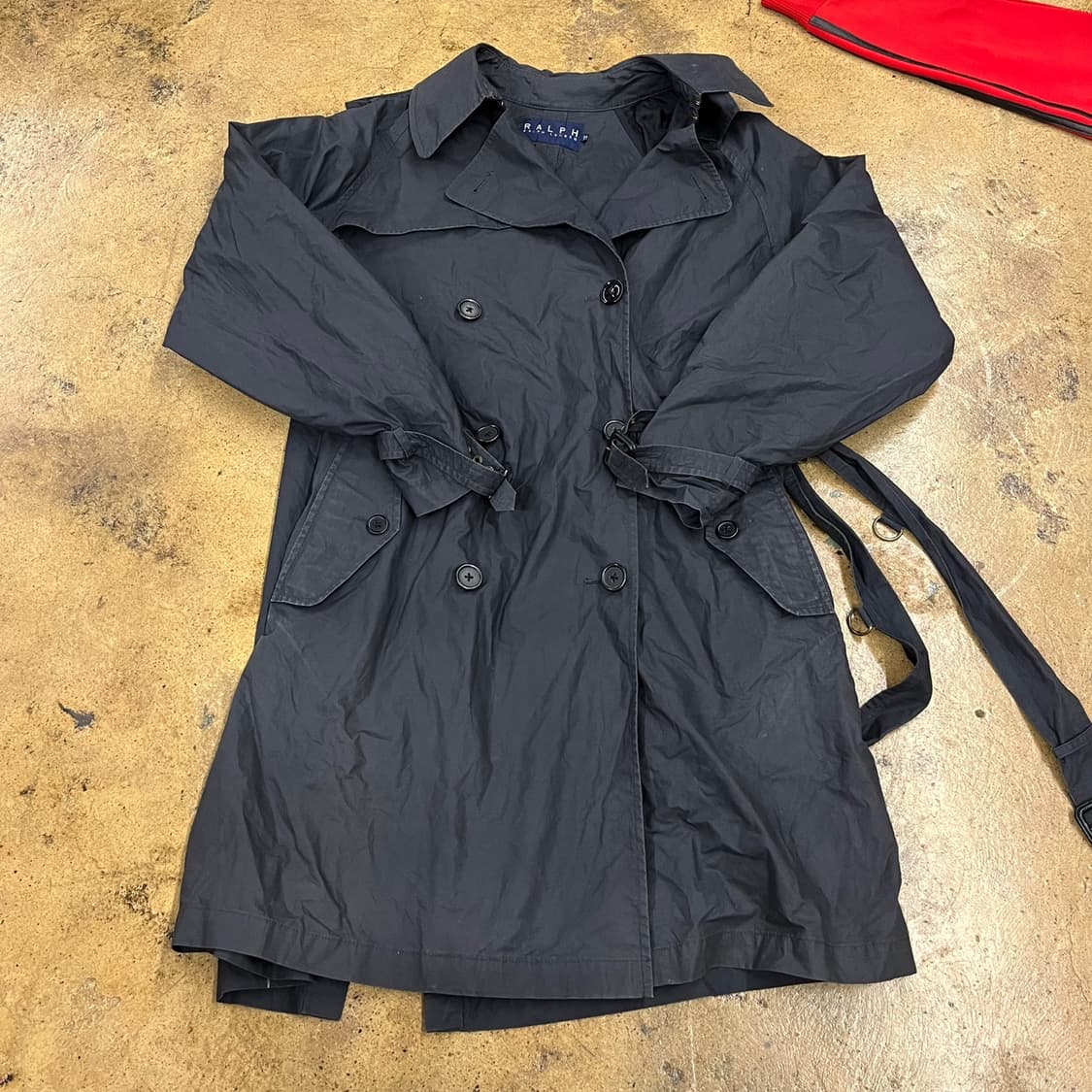 [정품/11] 폴로 랄프로렌 블랙 트렌치 코트 b14 상품이미지2