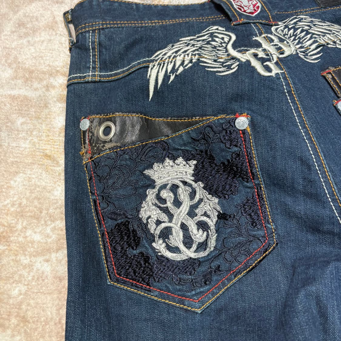 green banana USA빈티지 워크 팬츠 상품이미지4