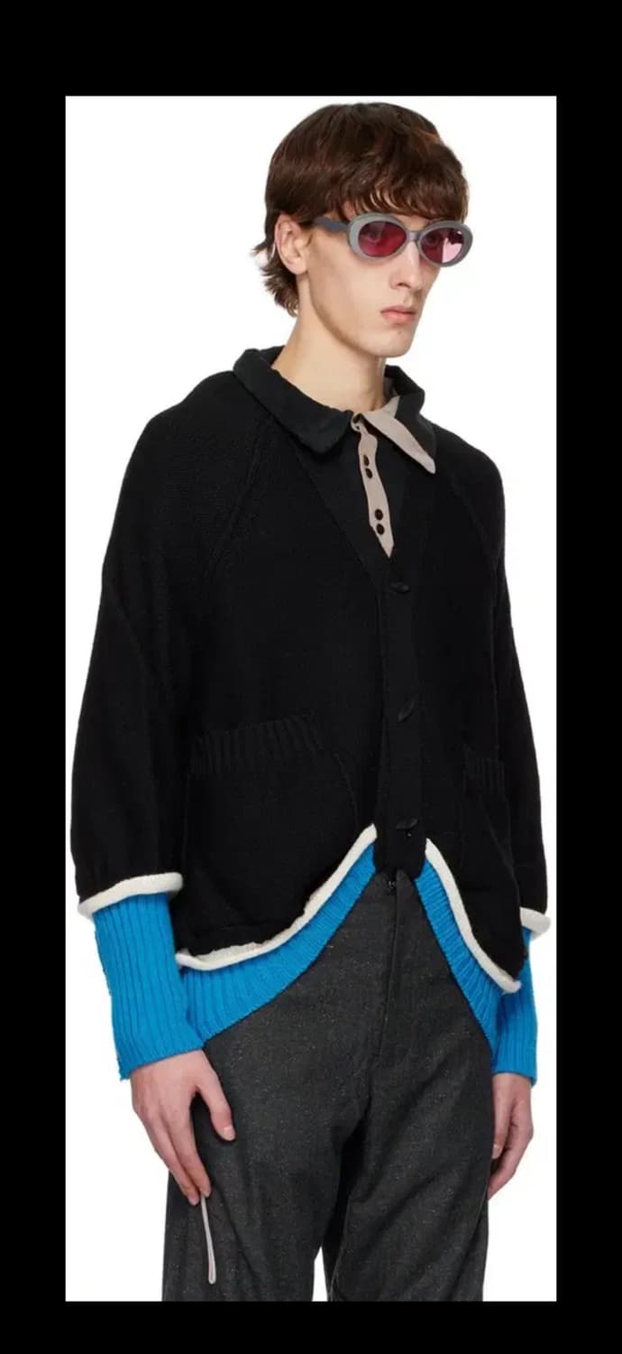 키코 코스타디노스 아이블리쉬 가디건 블루블랙 50 상품이미지3