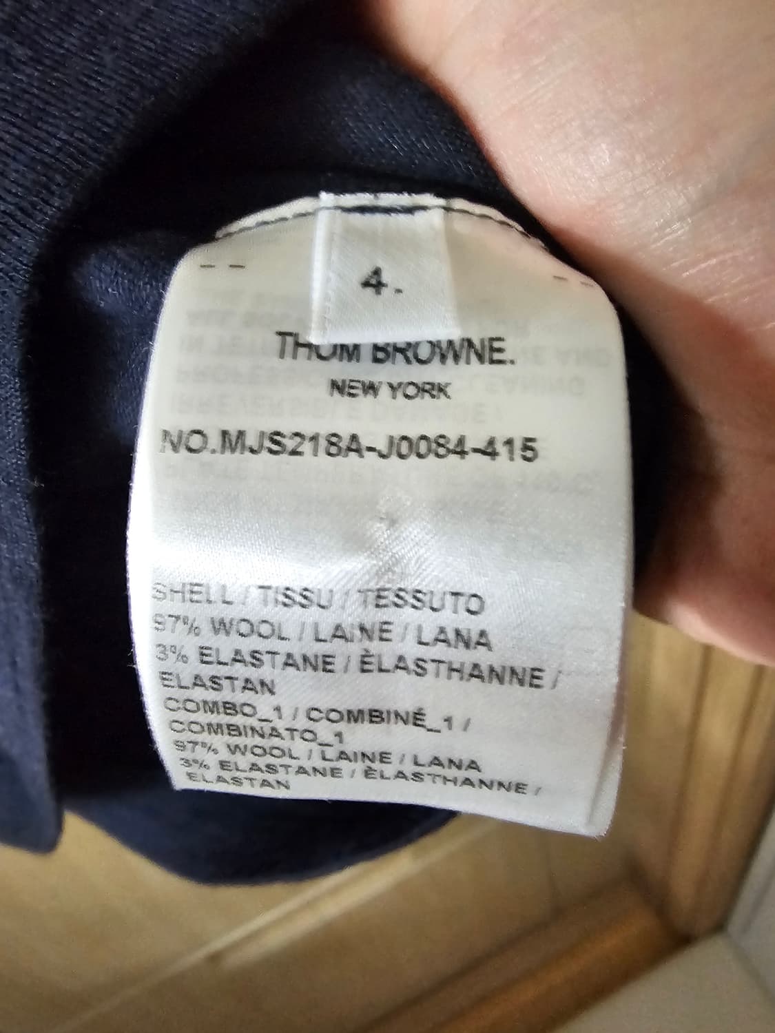 톰브라운 메리노울 롱슬리브 니트(4,정품) 상품이미지8