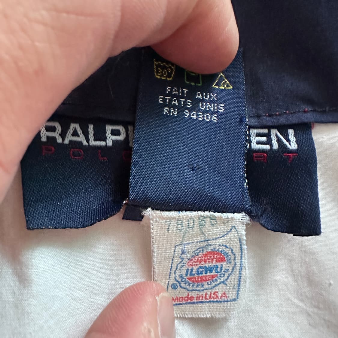 90s 폴로스포츠 MADE IN USA 성조기 아노락 M 상품이미지7