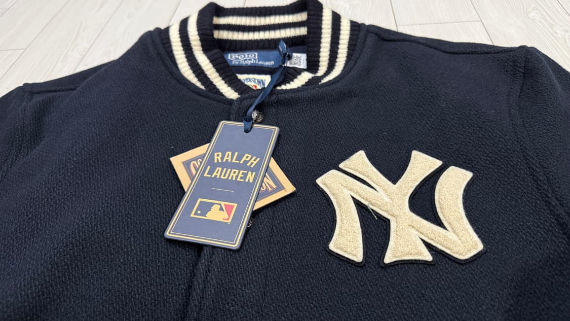 폴로 랄프로렌 양키스 울 바시티 자켓 M 상품이미지4