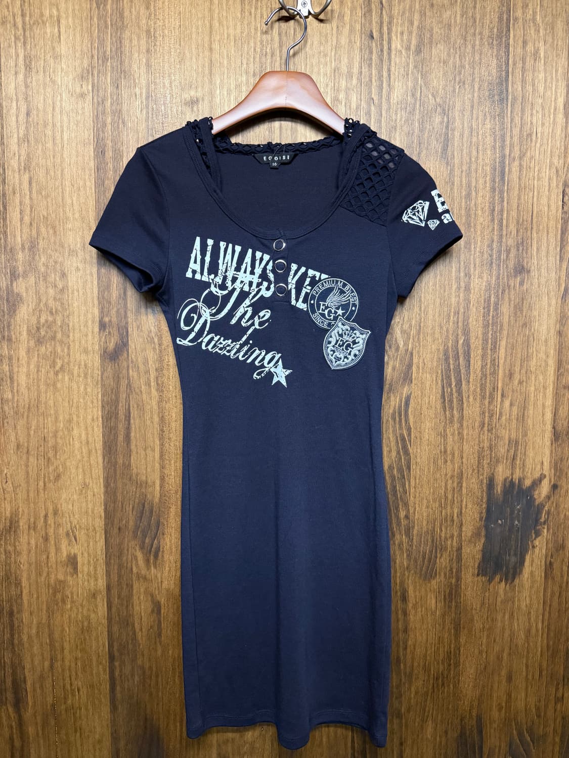 Egoist Hooded Short-Sleeved Dress 상품이미지1